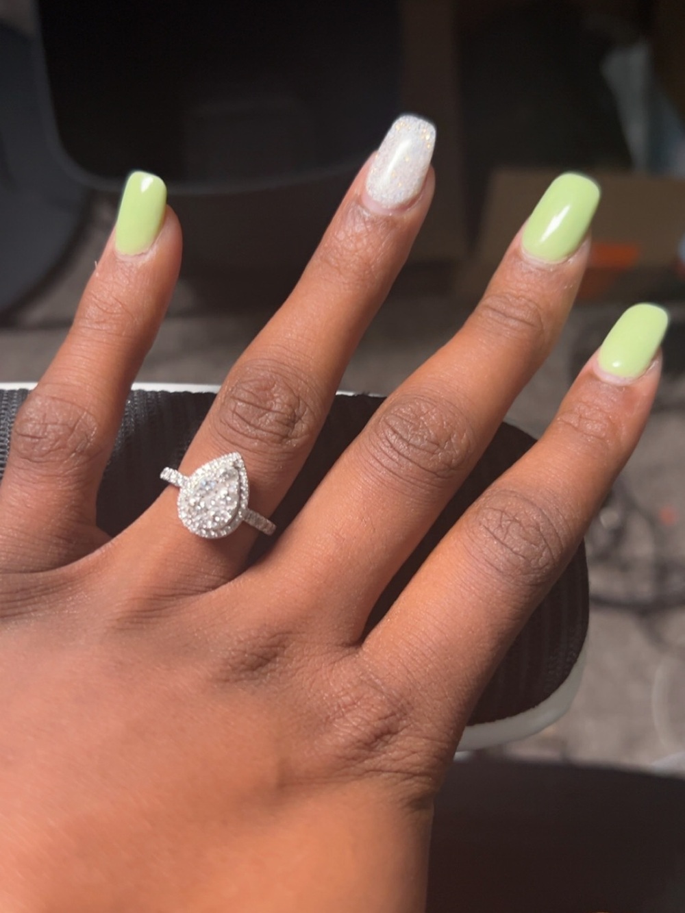 White Gold Engagement Ring